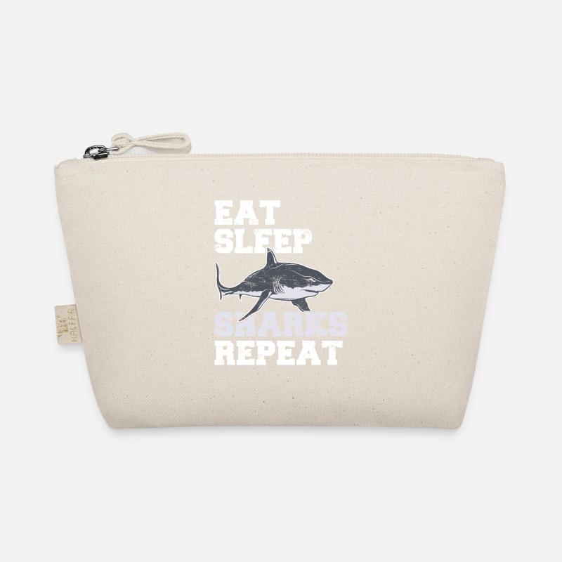 Manger Sommeil Requins Répéter Drôle Shark Lover Drôle Sh Trousse biologique