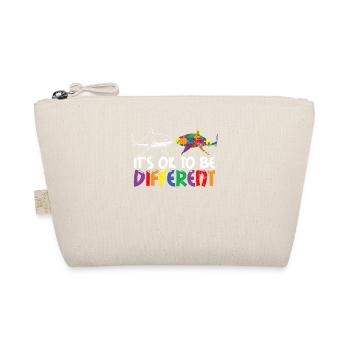 Its OK To Be Different Autism Supporter Autistic S - Organic Pouch - nature - Front