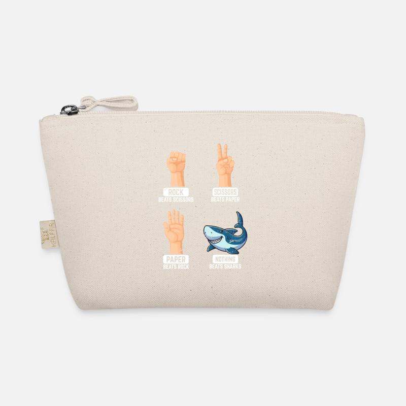 Ciseaux en papier de roche Rien ne vaut les requins Drôle Sha Trousse biologique