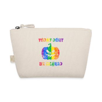 Today Don't be Scared Halloween Pride - Organic Pouch - nature - Front
