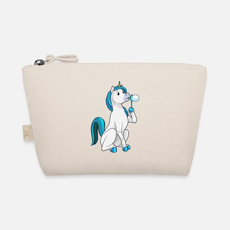 Einhorn mit Seifenblasen Bio-Täschchen