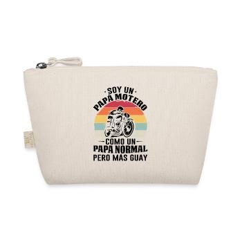 Je Suis Un Papa Motard Pas Normal Mais Plus Cool - Trousse biologique - nature - Devant