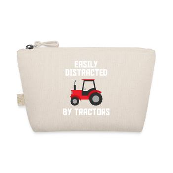 Easily Distracted By Tractors Farming Quotes - Bio-Täschchen - Natur - Vorne