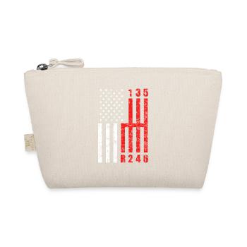 American Flag Stick Shift Real Cars Dont Shift - Bio-Täschchen - Natur - Vorne