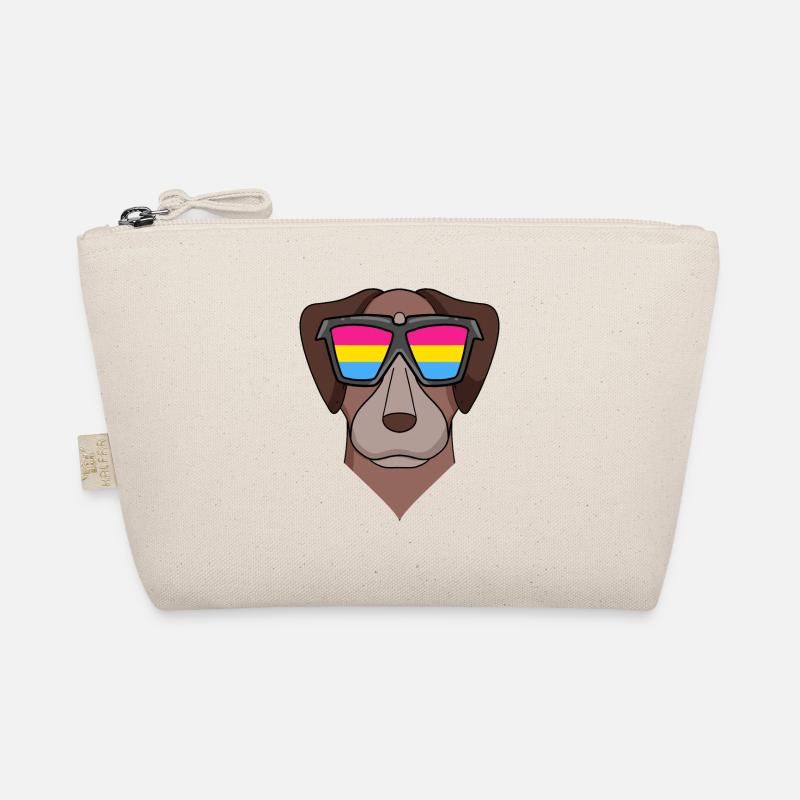 Pansexual Pointer Dog - Chien avec lunettes Trousse biologique