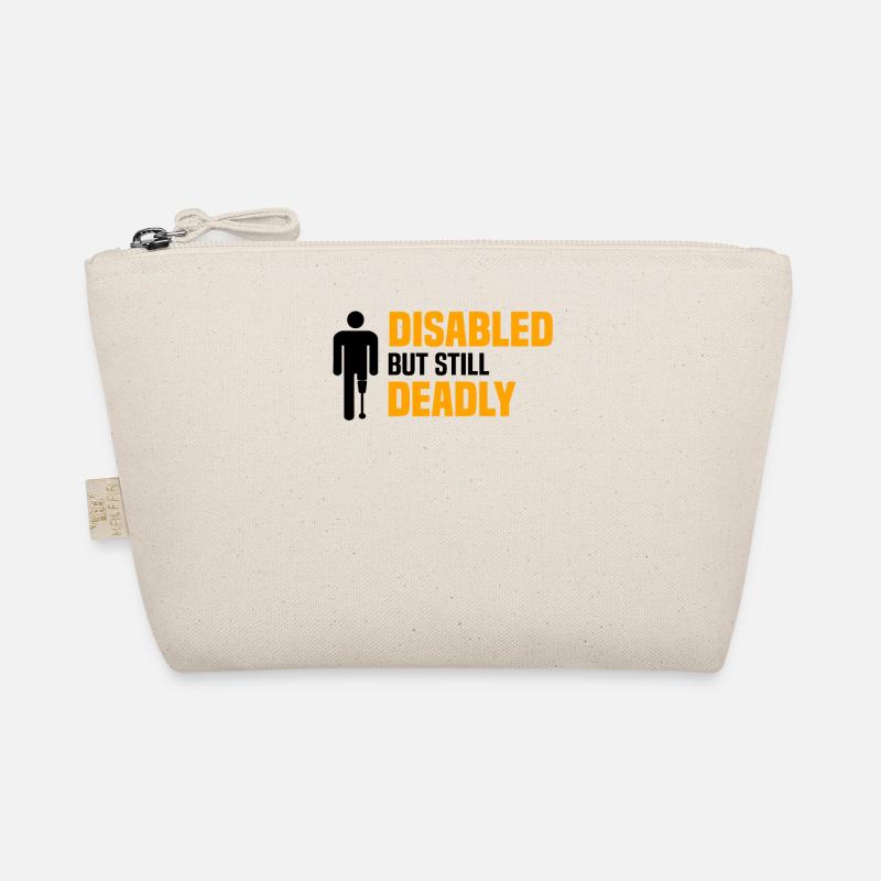 Amputiert Invalide Prothese Handicap Rollstuhl Bio-Täschchen