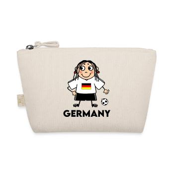 Footballeur Frauemannschaft - Football Allemagne - Trousse biologique - nature - Devant