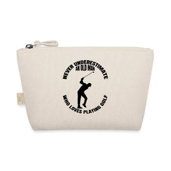 Golf Saying Golf Ball Golfer Golfer Golf Clubs - Organic Pouch - nature - Front