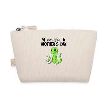 Mother's Day Gift - Our First Mother's Day - Organic Pouch - nature - Front