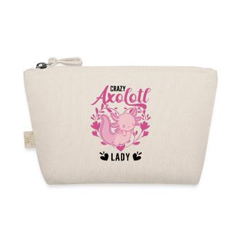 Crazy Axolotl lady tail lurch axolotl girl - Organic Pouch - nature - Front