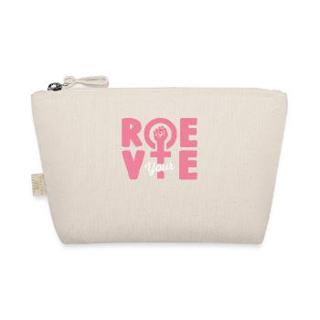 Roe Your Vote - Organic Pouch - nature - Front