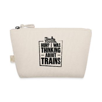 Zuglokomotive Transport Eisenbahnbegeisterte - Bio-Täschchen - Natur - Vorne