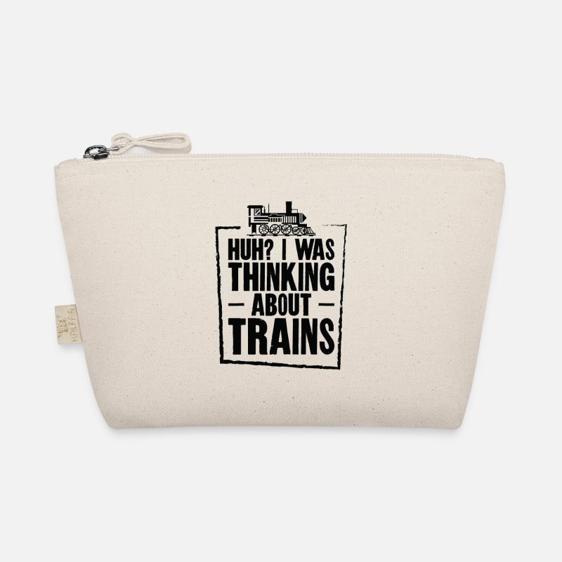 Train Locomotive Transportation Train Enthusiasts Organic Pouch