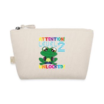 Attention Niveau 2 Anniversaire débloqué - Trousse biologique - nature - Devant