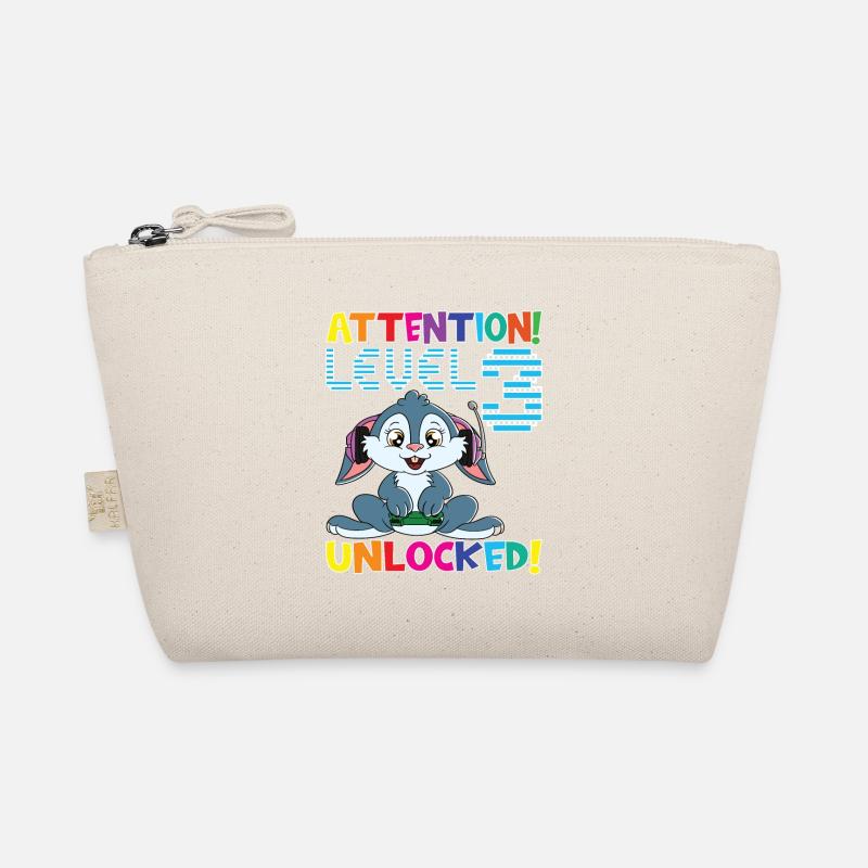 Level 3 Unlocked Gaming Geburtstag Bio-Täschchen