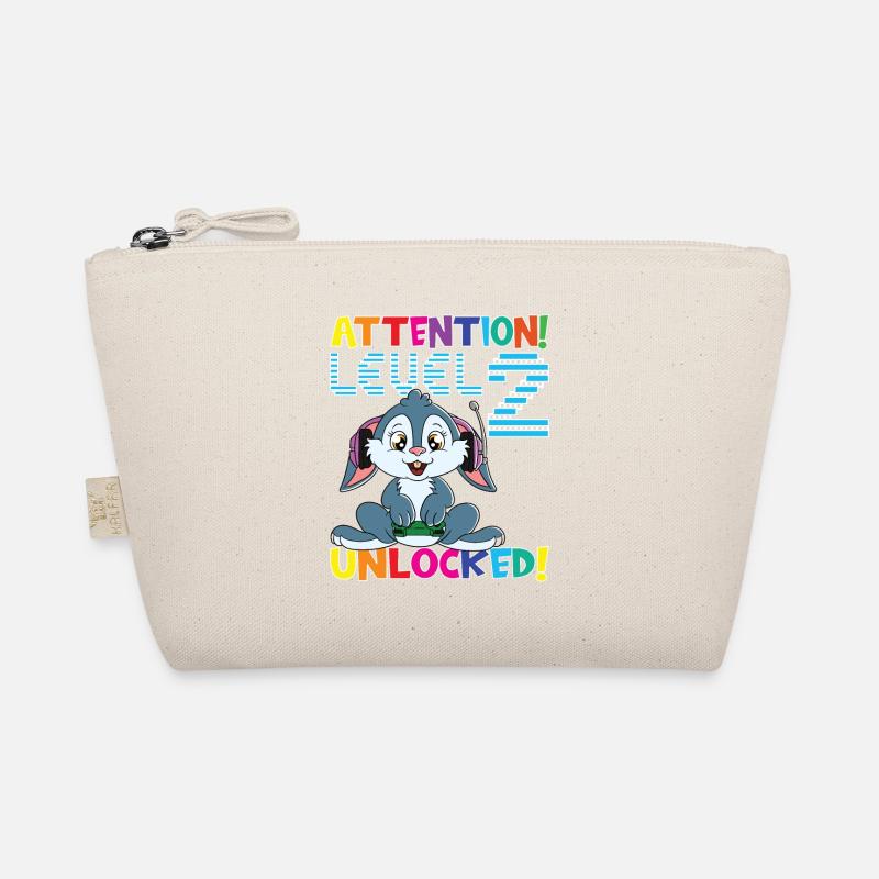 Attention Level 2 Unlocked Geburtstag Bio-Täschchen