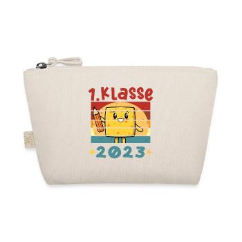 1. Klasse 2023 Kawaii Anime Schulbeginn T shirt - Bio-Täschchen - Natur - Vorne