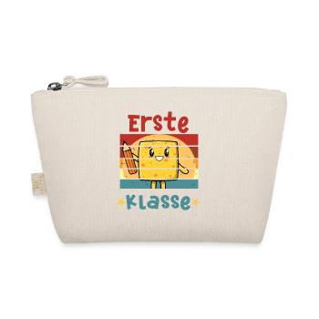 Musterschüler 1. Klasse Schulbeginn T shirt - Bio-Täschchen - Natur - Vorne