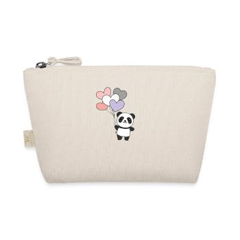 cupioromantic Flagge Ballon Herz Pride LGBTQ Panda - Bio-Täschchen - Natur - Vorne