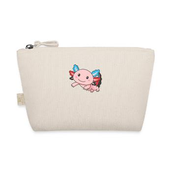 Drapeau polyamour Gay Pride LGBTQ Axolotl - Trousse biologique - nature - Devant