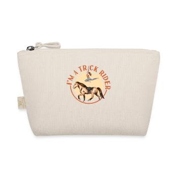 I'm A Trick Rider Reiten Lustiges Pferd Reiten - Bio-Täschchen - Natur - Vorne