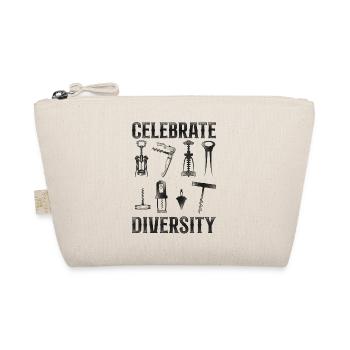 Sommelier Wine Drinking Tasting - Organic Pouch - nature - Front