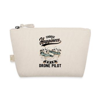 Drone Pilot Gift Drone Quadcopter - Organic Pouch - nature - Front