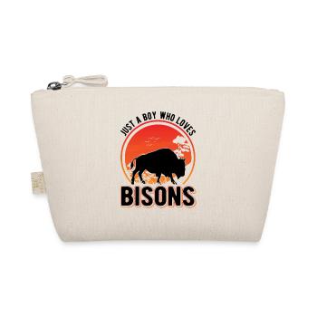 Buffalo Gift Bison Water Buffalo Buffalo - Organic Pouch - nature - Front