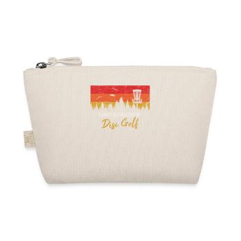 Easily Distracted By Disc Golf Funny Frisbee Golf - Organic Pouch - nature - Front