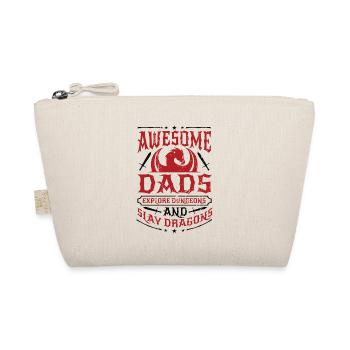 Awesome Dads Explore D20 Fantasy Role-playing Game - Organic Pouch - nature - Front