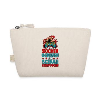 Gambling Gaming Born to school - Organic Pouch - nature - Front