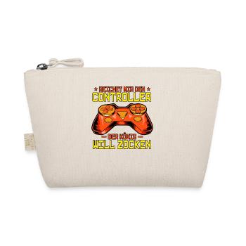 Zocken Gaming Reichet mir den Controller - Bio-Täschchen - Natur - Vorne