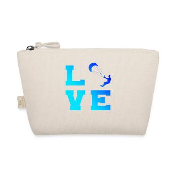 Women's Kiting Kitesurfing Kitesurf Men's Kite - Organic Pouch - nature - Front