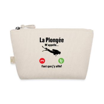 La plongée m'appelle cadeau humour plongeur - Trousse biologique - nature - Devant