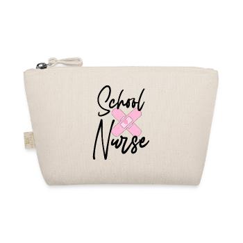 Nurse Doctor Superhero Nurse Heart Nurse - Organic Pouch - nature - Front