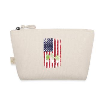 Cute Plants American Flag Funny Plant Lover Succul - Bio-Täschchen - Natur - Vorne