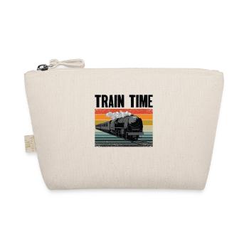 Train Transportation Locomotive Train Operator - Organic Pouch - nature - Front