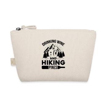 Drinking Wine And Hiking Pines Mountaineering Hike - Bio-Täschchen - Natur - Vorne