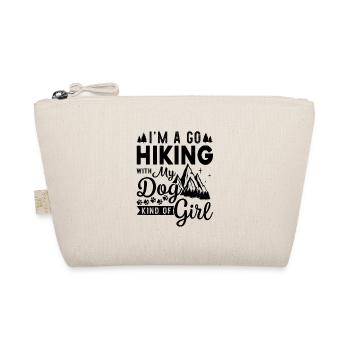 I'm A Go Hiking With My Dog Kind Of Girl Hiker Tre - Bio-Täschchen - Natur - Vorne