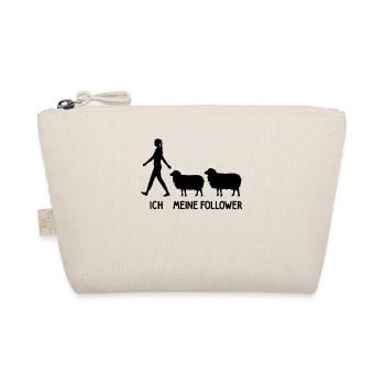 Ich Meine Follower Schaf Hirte Landwirt Bauer - Bio-Täschchen - Natur - Vorne