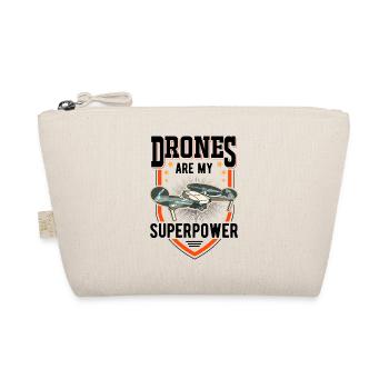 Drones are my superpower drone drone pilot - Organic Pouch - nature - Front
