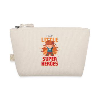 Kindergarten teacher raises little superheroes - Organic Pouch - nature - Front