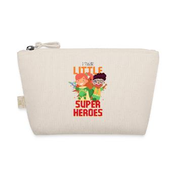 Kindergarten teacher raises little superheroes - Organic Pouch - nature - Front