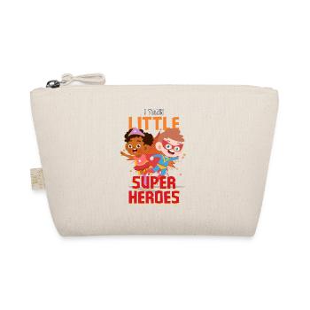 Kindergarten teacher raises little superheroes - Organic Pouch - nature - Front