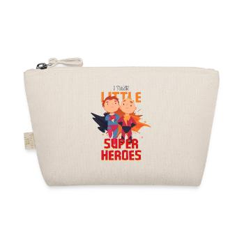 Kindergarten teacher raises little superheroes - Organic Pouch - nature - Front