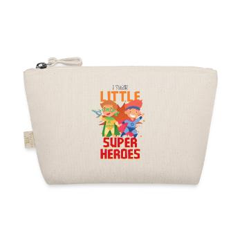 Kindergarten teacher raises little superheroes - Organic Pouch - nature - Front