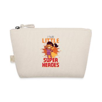 Kindergarten teacher raises little superheroes - Organic Pouch - nature - Front