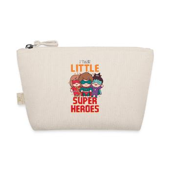 Kindergarten teacher raises little superheroes - Organic Pouch - nature - Front