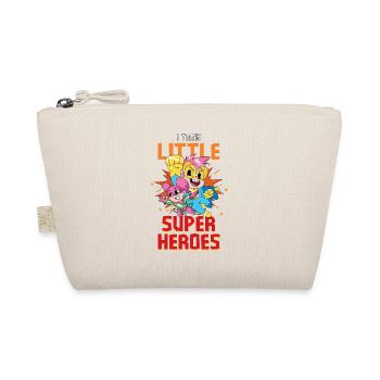 Kindergarten teacher raises little superheroes - Organic Pouch - nature - Front