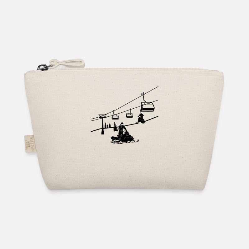 Snowmobile driver Snowmobile Snow motorcycle Organic Pouch